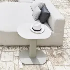 Aluminum and Steel Outdoor Coffee Table Made in Italy - Plinto by Varaschin Viadurini
