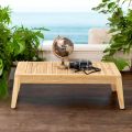 Outdoor Coffee Table in Natural Teak Wood - Jhon