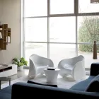 Outdoor Coffee Table in Colored Polyethylene Made in Italy - Igorina Viadurini