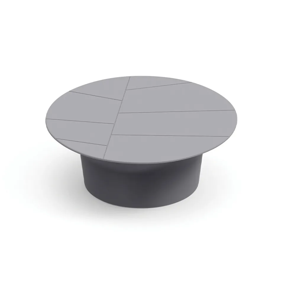 Outdoor Polyethylene Coffee Table Available in Various Colors - Towel Viadurini