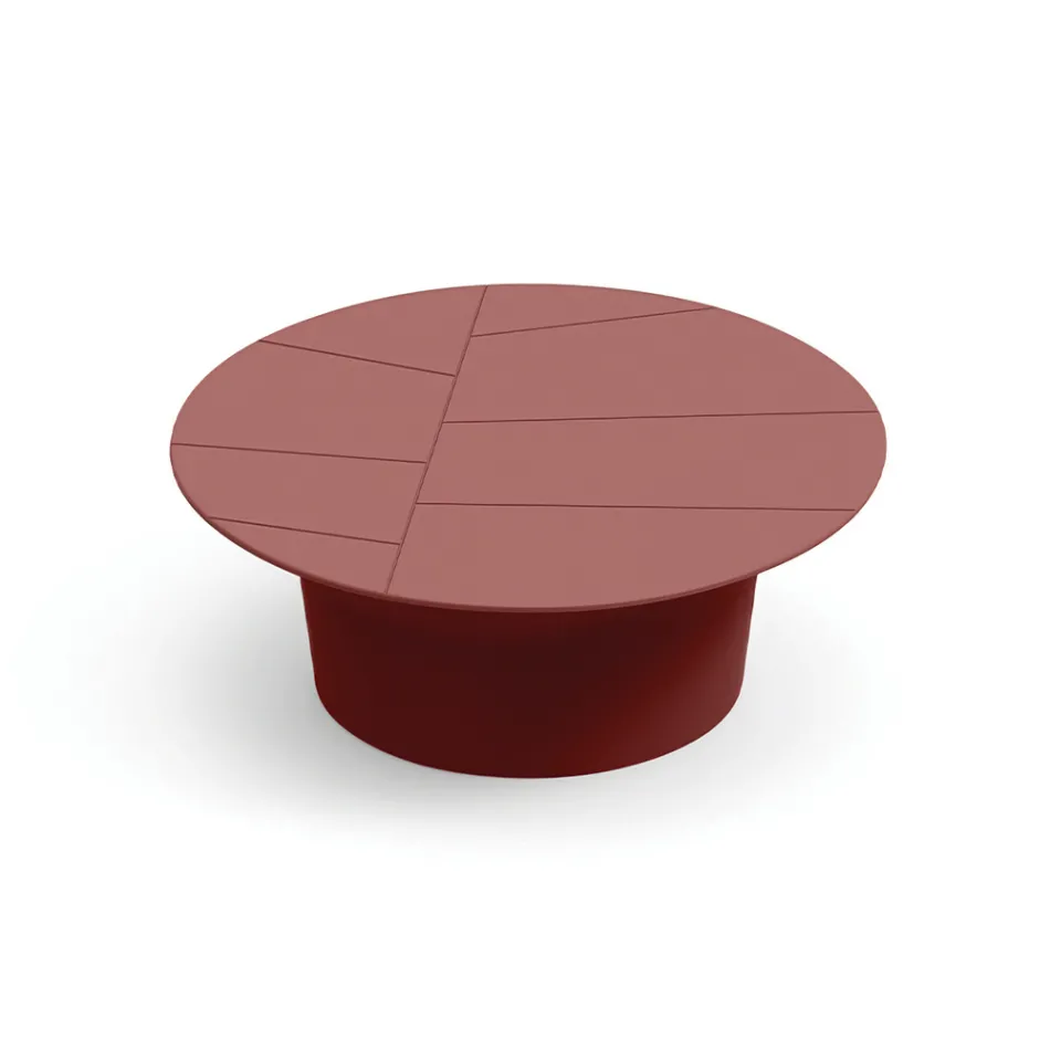 Outdoor Polyethylene Coffee Table Available in Various Colors - Towel Viadurini