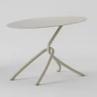 Fine Outdoor Coffee Table in Painted Metal Made in Italy - Lübeck Viadurini