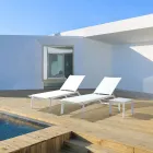 Square Outdoor Coffee Table in Painted Aluminium, Homemotion 2 Pieces - Marius Viadurini