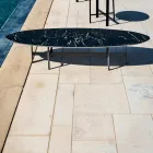 Outdoor Coffee Table Steel Structure Made in Italy - Begin by Myyour Viadurini