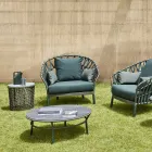 Garden Coffee Table Base in Aluminum Made in Italy - Emma by Varaschin Viadurini