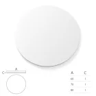 Garden Coffee Table Base in Polyethylene and HPL Top Made in Italy - Lucy Viadurini