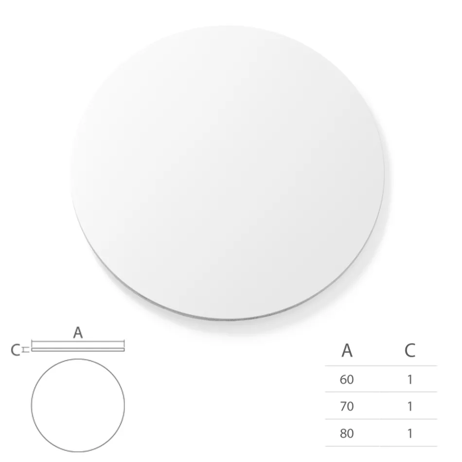 Garden Coffee Table Base in Polyethylene and HPL Top Made in Italy - Lucy Viadurini