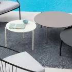 Garden Coffee Table in Steel of Various Sizes Made in Italy - Sansa Viadurini