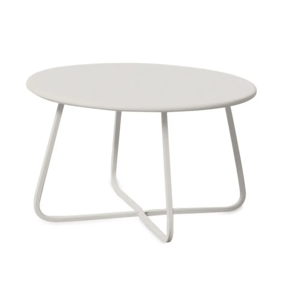 Garden Coffee Table in Galvanized Steel Made in Italy - Brienne Viadurini