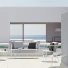 Garden Coffee Table in Galvanized Steel Made in Italy - Brienne Viadurini