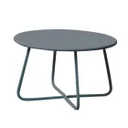 Garden Coffee Table in Galvanized Steel Made in Italy - Brienne Viadurini
