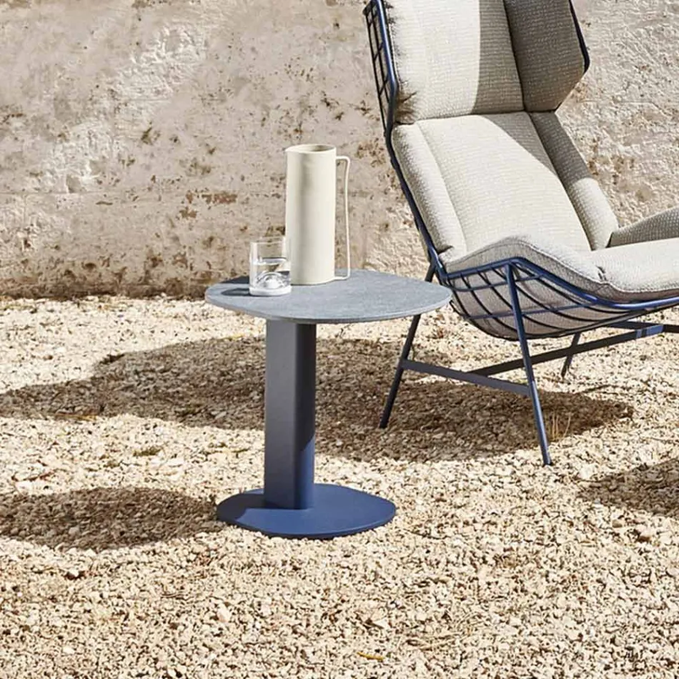 Aluminum Garden Coffee Table Made in Italy - Plinto by Varaschin Viadurini
