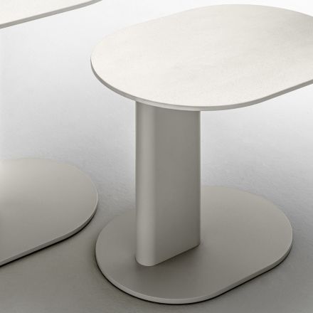 Aluminum Garden Coffee Table Made in Italy - Plinto by Varaschin Viadurini
