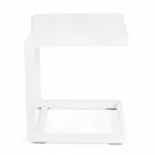 Homemotion Painted Aluminum Garden Coffee Table, 2 Pieces - Rodric Viadurini