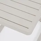 Garden Coffee Table in Painted Aluminium, Homemotion, 2 Pieces - Rodric Viadurini