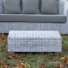 Garden Coffee Table in Natural Fiber by Kubù - Isildur Viadurini