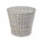 Garden Coffee Table in Natural Fiber by Kubù - Yokai Viadurini