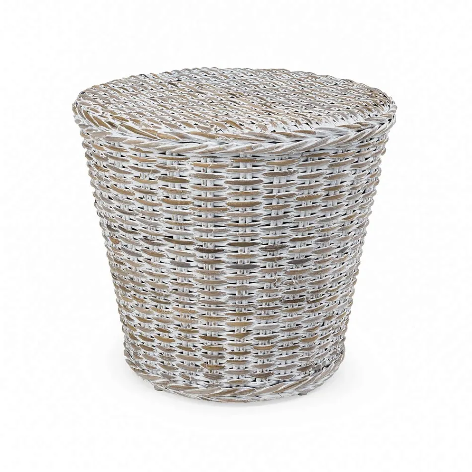 Garden Coffee Table in Natural Fiber by Kubù - Yokai Viadurini