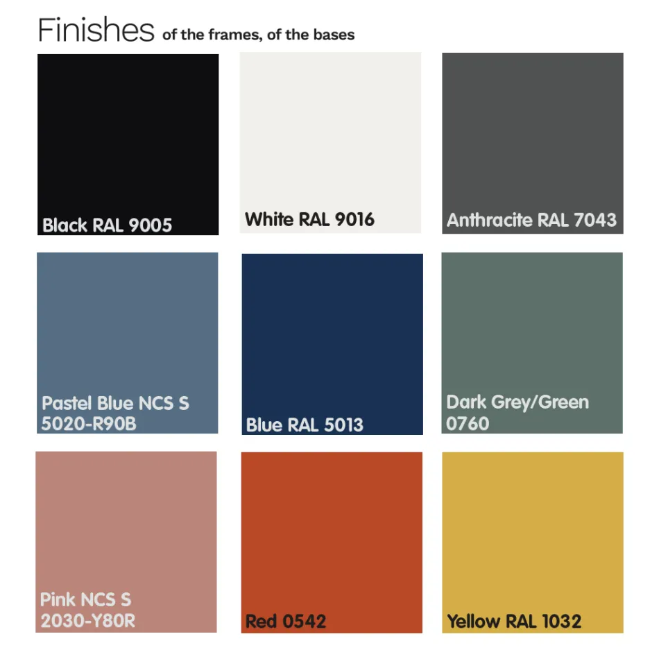 Garden coffee table in Hpl and painted metal with different finishes Made in Italy - Guerrino Viadurini