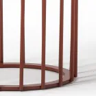 Garden coffee table in Hpl and painted metal with different finishes Made in Italy - Guerrino Viadurini