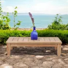 Garden Coffee Table in Natural Teak Wood - Artes Viadurini