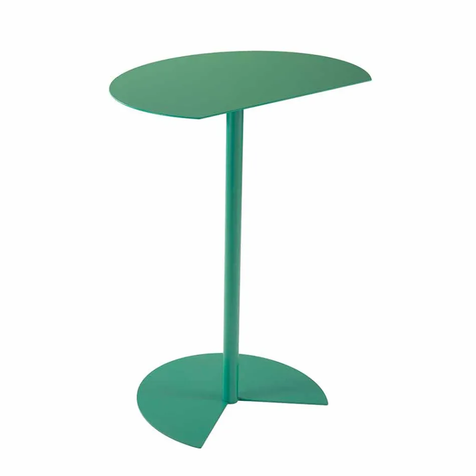 Modern Design Colored Metal Garden Coffee Table in 3 Sizes - Cettina Viadurini