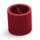 Garden Coffee Table in Polyethylene with Container Made in Italy - Stracco Viadurini