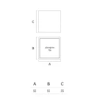 Bright Garden Coffee Table in White Polyethylene Made in Italy - Derti Viadurini