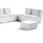 Square Garden Coffee Table in Polyethylene Made in Italy - Macao Viadurini