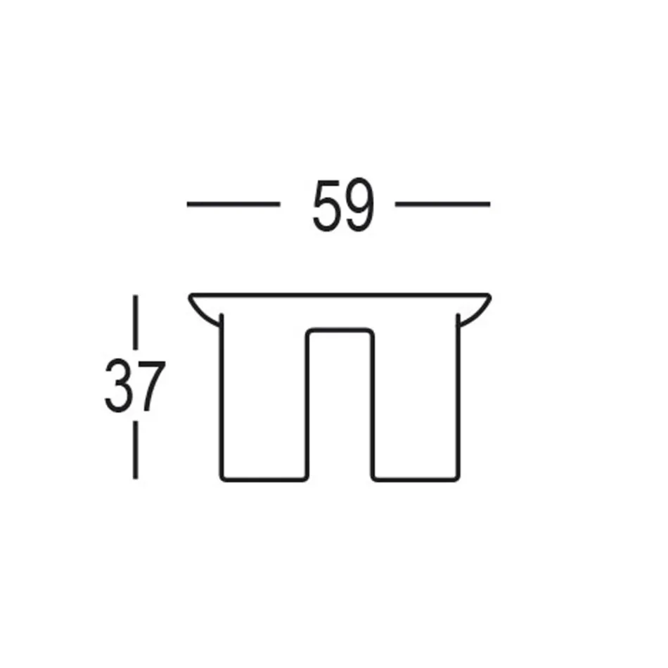 Round Garden Coffee Table in HPL and Polyethylene Made in Italy - Freccia Viadurini