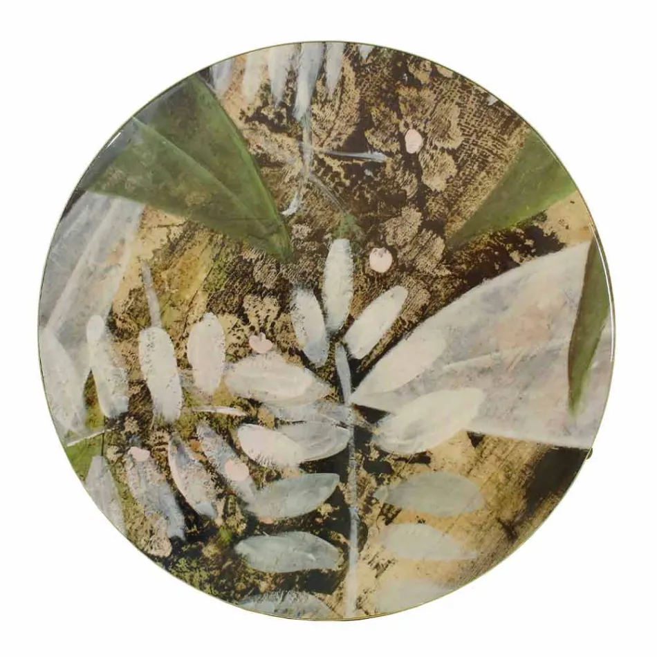 Indoor or Outdoor Coffee Table with Metal Structure Made in Italy - Carim Viadurini