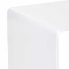 Contemporary white coffee table 40x40cm Terry Small, made in Italy Viadurini