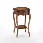 Coffee table with 1 shelf and 1 drawer Made in Italy - Acoran Viadurini