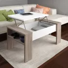 Coffee Table with Ecological Wooden Container - Cripto Viadurini