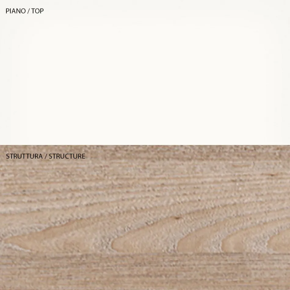 Coffee Table with Ecological Wooden Container - Cripto Viadurini