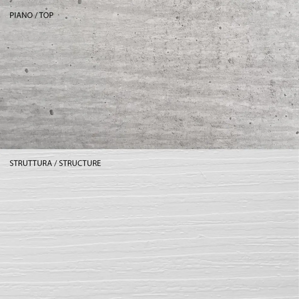 Coffee Table with Wooden Container - Scandio Viadurini