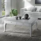Coffee Table with Solid Parts in Ay - ous and Linden Made in Italy - Era Viadurini