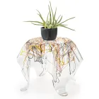 Coffee Table with Plexiglass Top and Base Made in Italy - Brento Viadurini