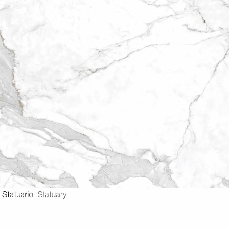 Coffee Table with Round Ceramic Top Made in Italy - Montebianco Viadurini