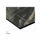 Coffee Table with Round Top in Laminated HPL Made in Italy - Mina Viadurini