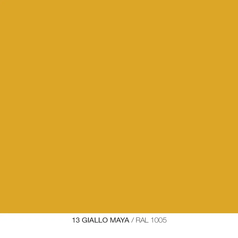 Luxury Coffee Table in Colored Metal and Wooden Top - Anacleto Viadurini