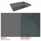 Fenix Coffee Table with Transparent Feet Made in Italy - Justin Viadurini