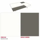 Fenix Coffee Table with Transparent Feet Made in Italy - Justin Viadurini