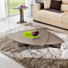 Coffee Table in Lacquered Mdf with Swivel Top Made in Italy - Lisa Viadurini