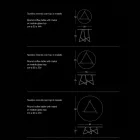 Coffee Table in Colored Metal and 3 Sizes, Made in Italy - Magali Viadurini