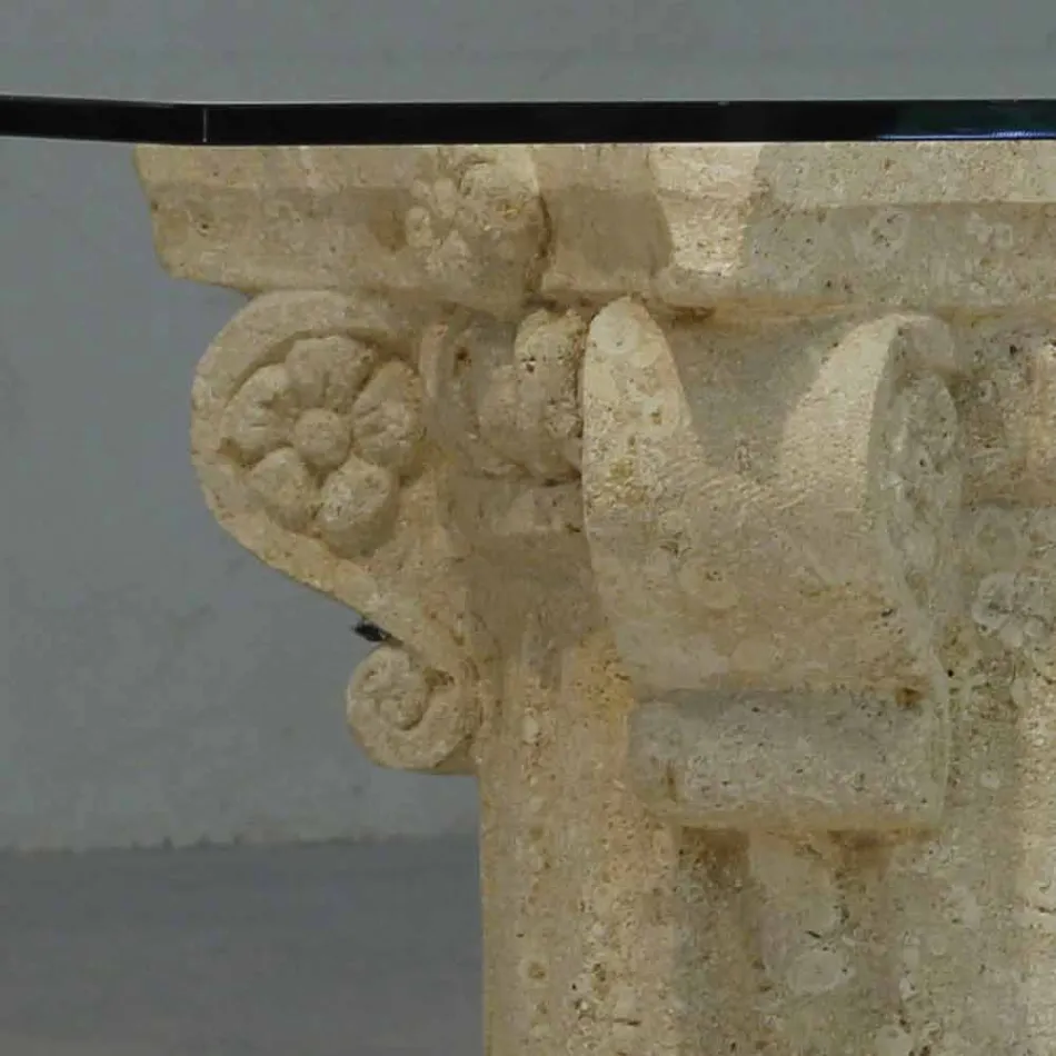 Contemporary lounge chair in stone and crystal from the classic Balos design Viadurini