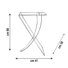 Coffee table in Plexiglass from Virgin Polymer Made in Italy - Elsa Viadurini