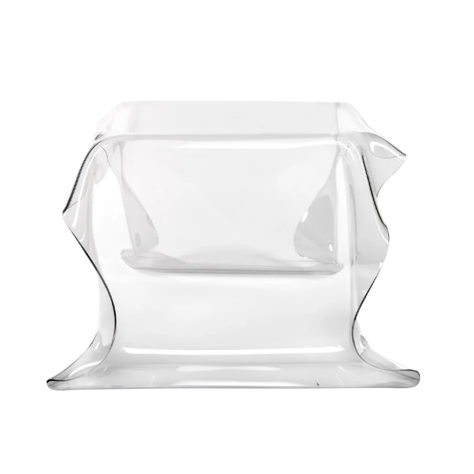 Hand-Drapped Plexiglass Coffee Table Made in Italy - Pippo Viadurini