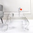 Hand-Drapped Plexiglass Coffee Table Made in Italy - Pippo Viadurini