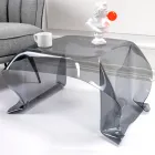 Hand-Drapped Plexiglass Coffee Table Made in Italy - Pippo Viadurini